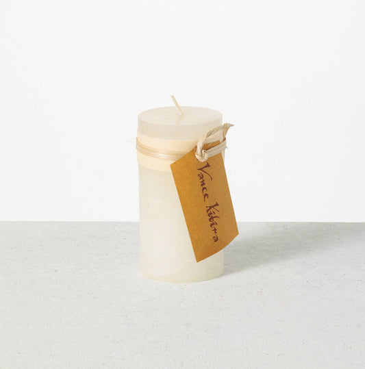 White Pillar Candle