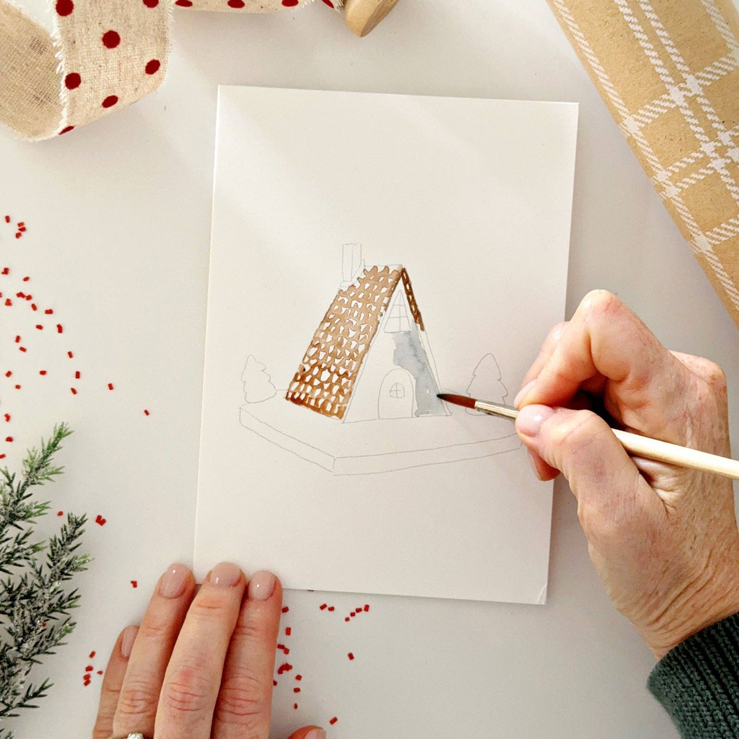 Paintable Gingerbread