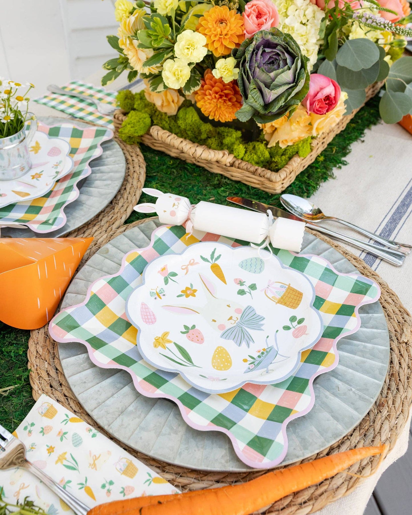 Hopscotch Gingham Plates