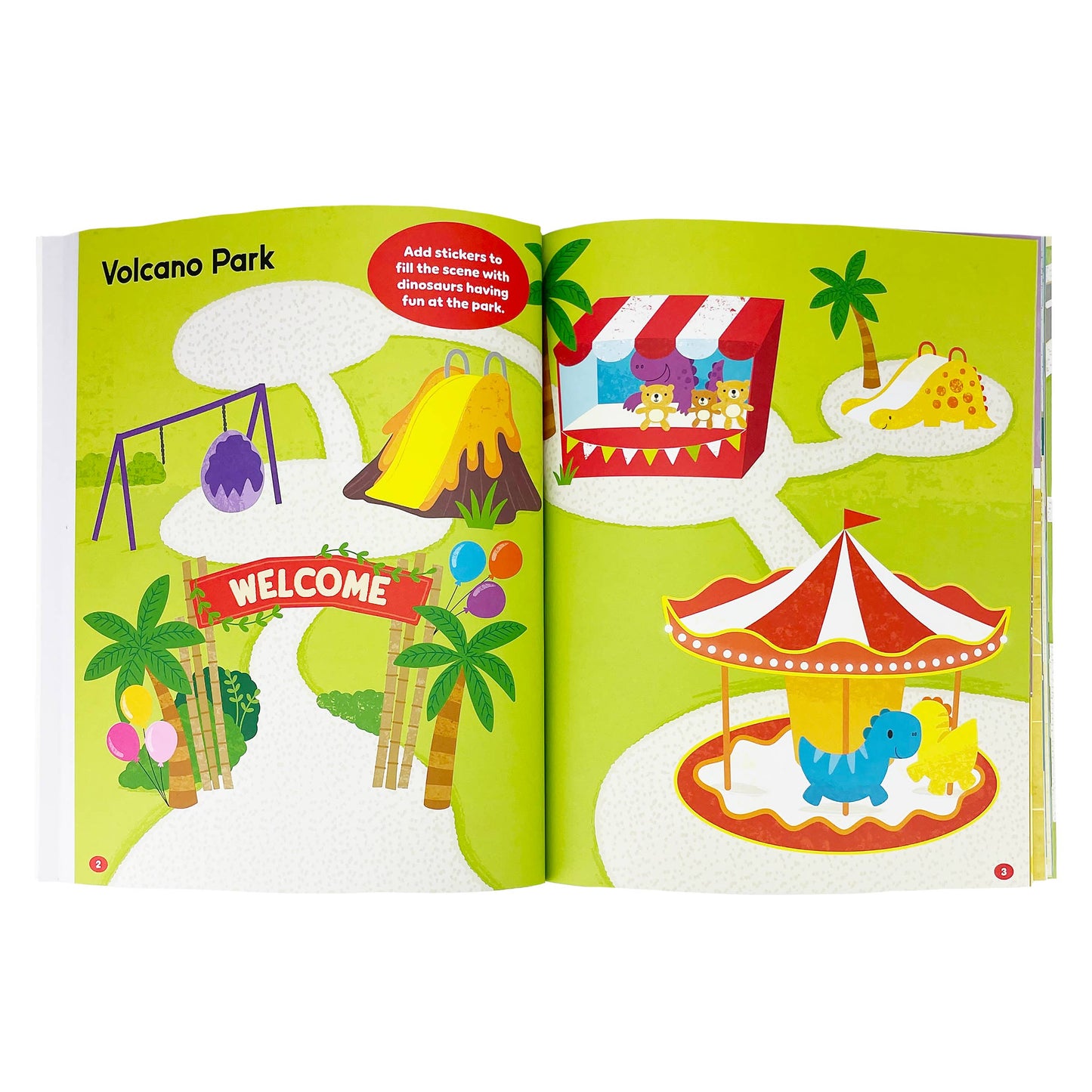 Dinos Love Stickers Early Learning Stickers & Activity Book