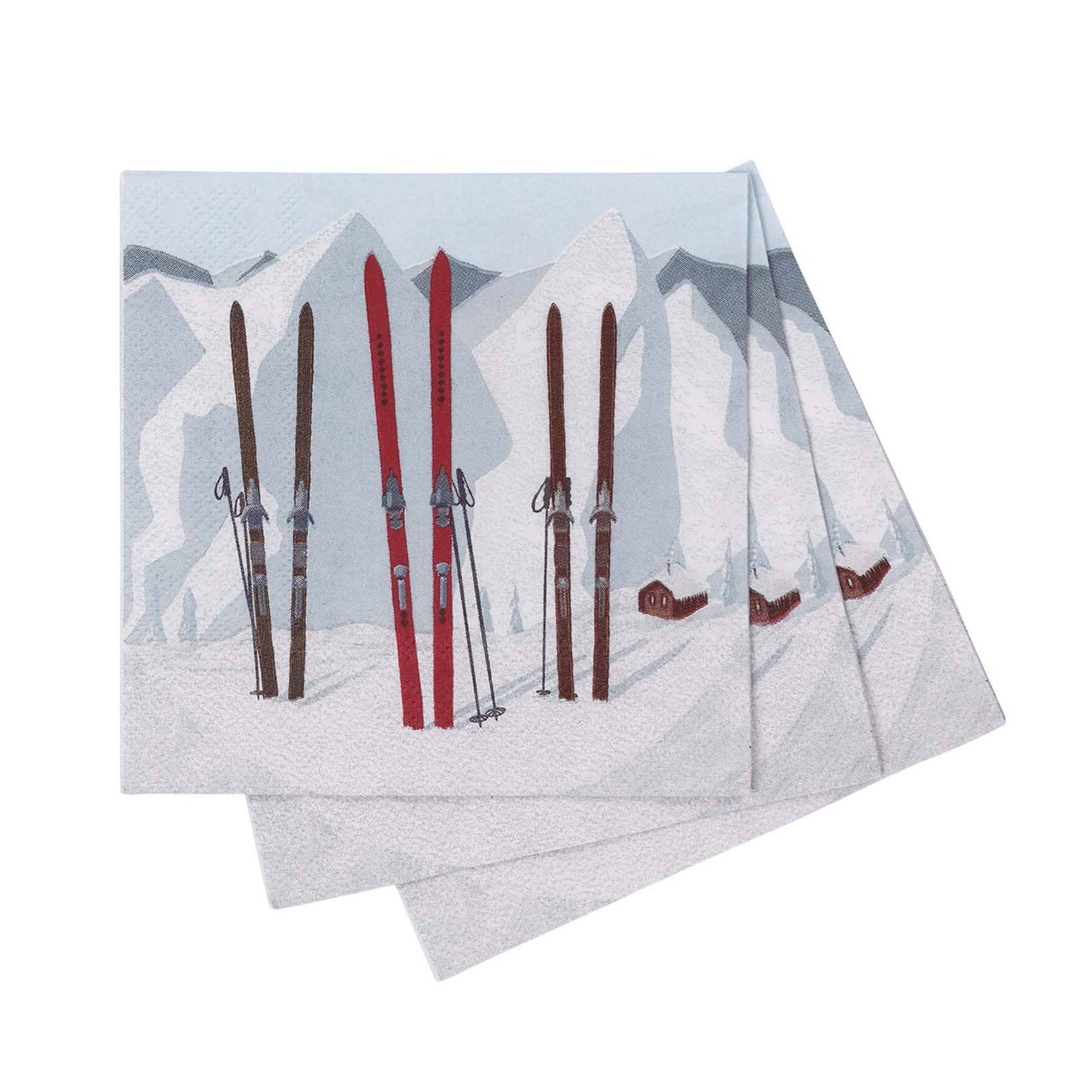 Nordic Ski Napkins