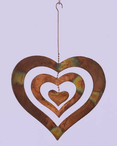 9.5" Spinning Heart