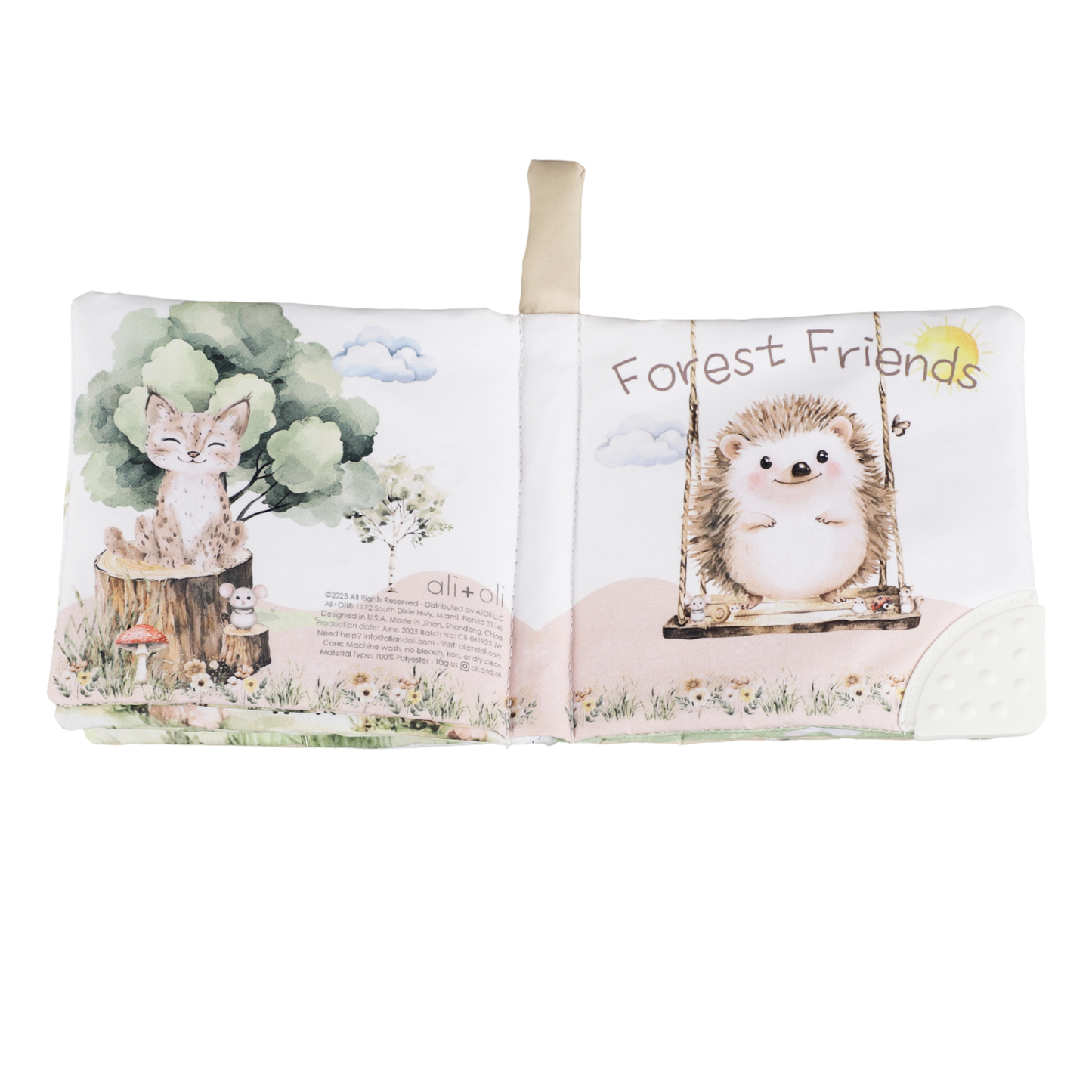 Forest Friends Teether Book