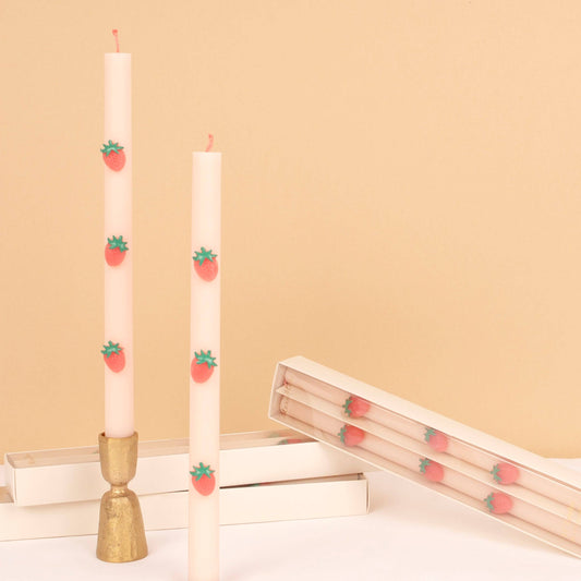 Strawberry Table Candles