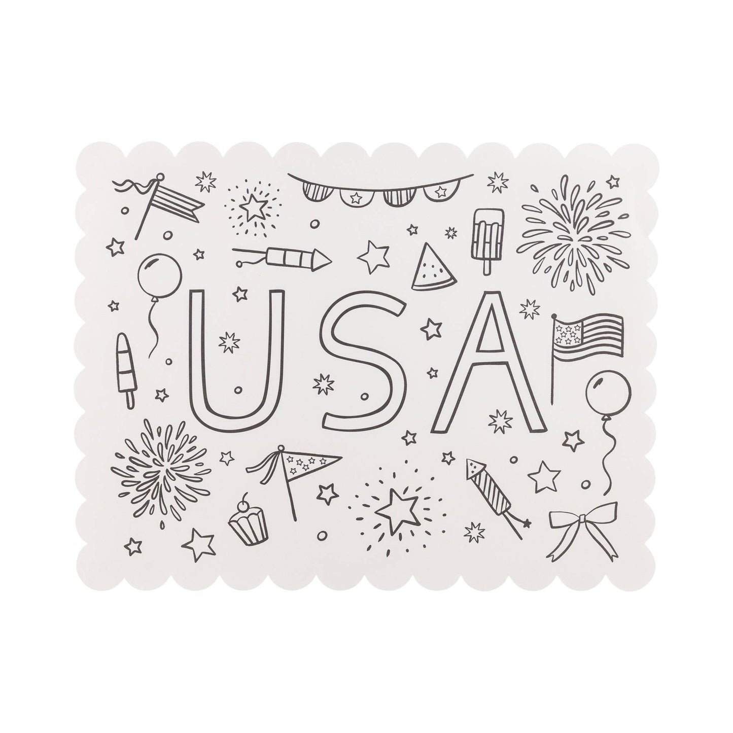 USA Coloring Activity Placemat