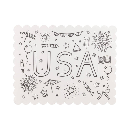 USA Coloring Activity Placemat