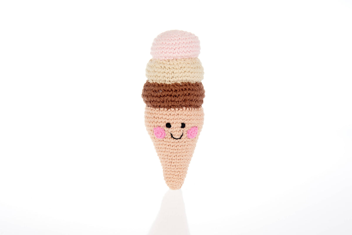 Pretend Play Food Rattle - Ice Cream Cone
