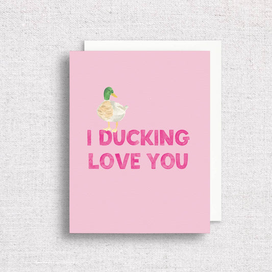 Ducking Love Card