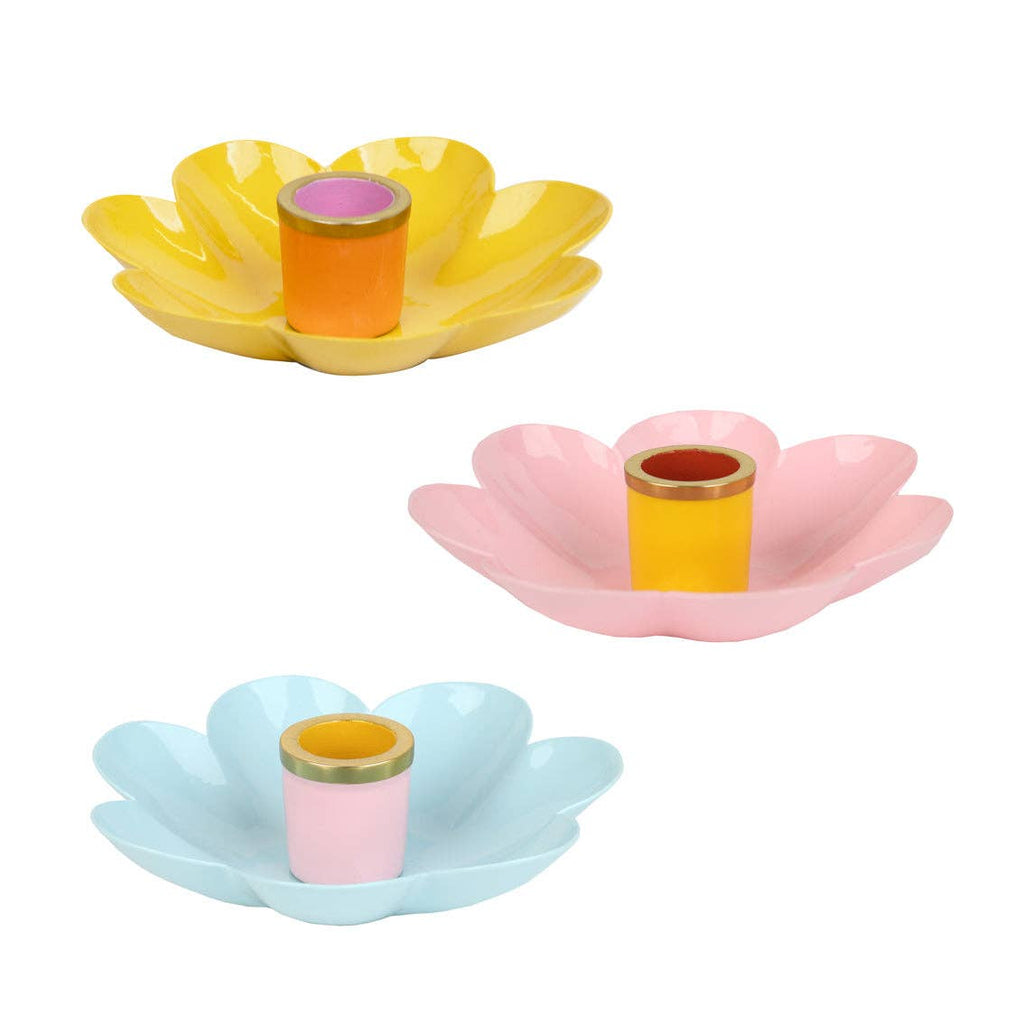 Flower Shaped Candle Holders