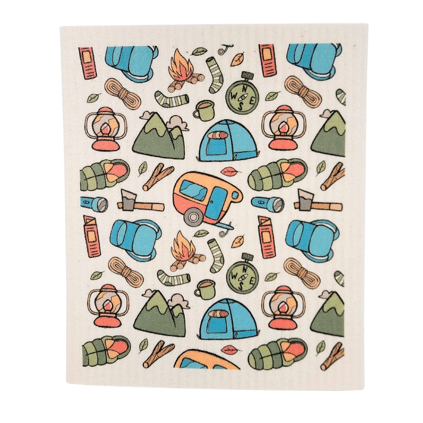 Swedish Dishcloth - Summer Camper