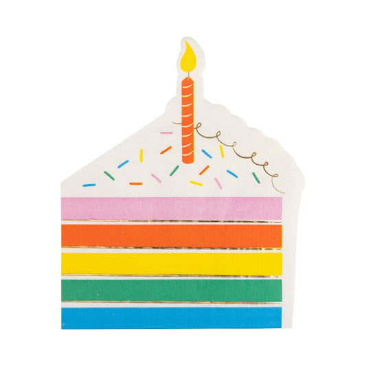 Rainbow Cake Napkin