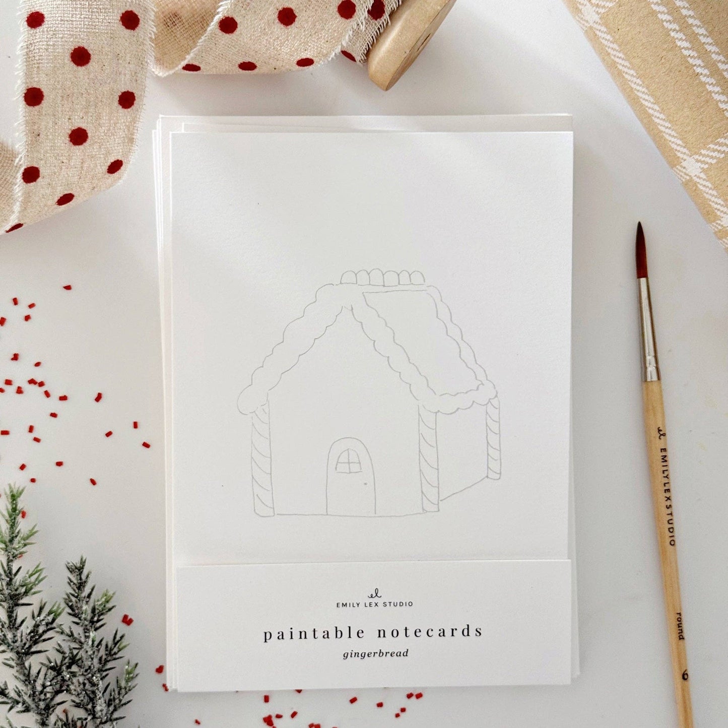 Paintable Gingerbread