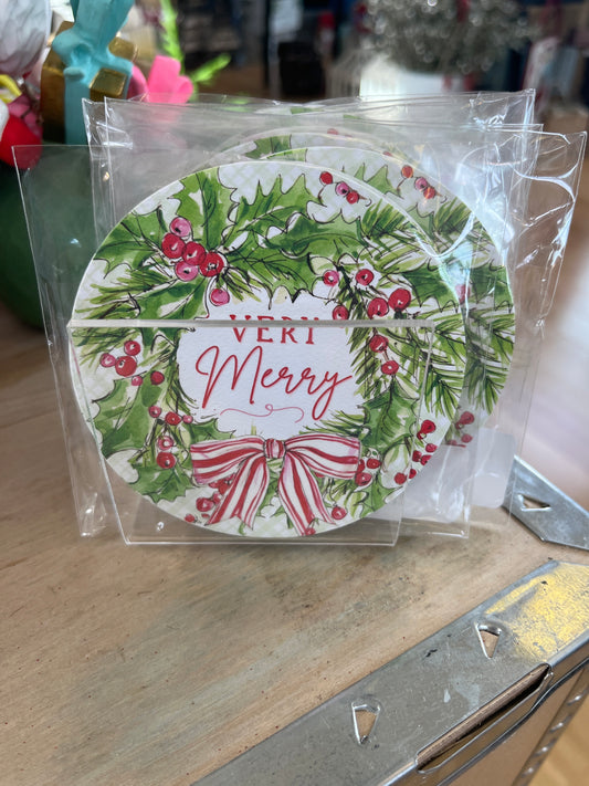 Wreath Coasters