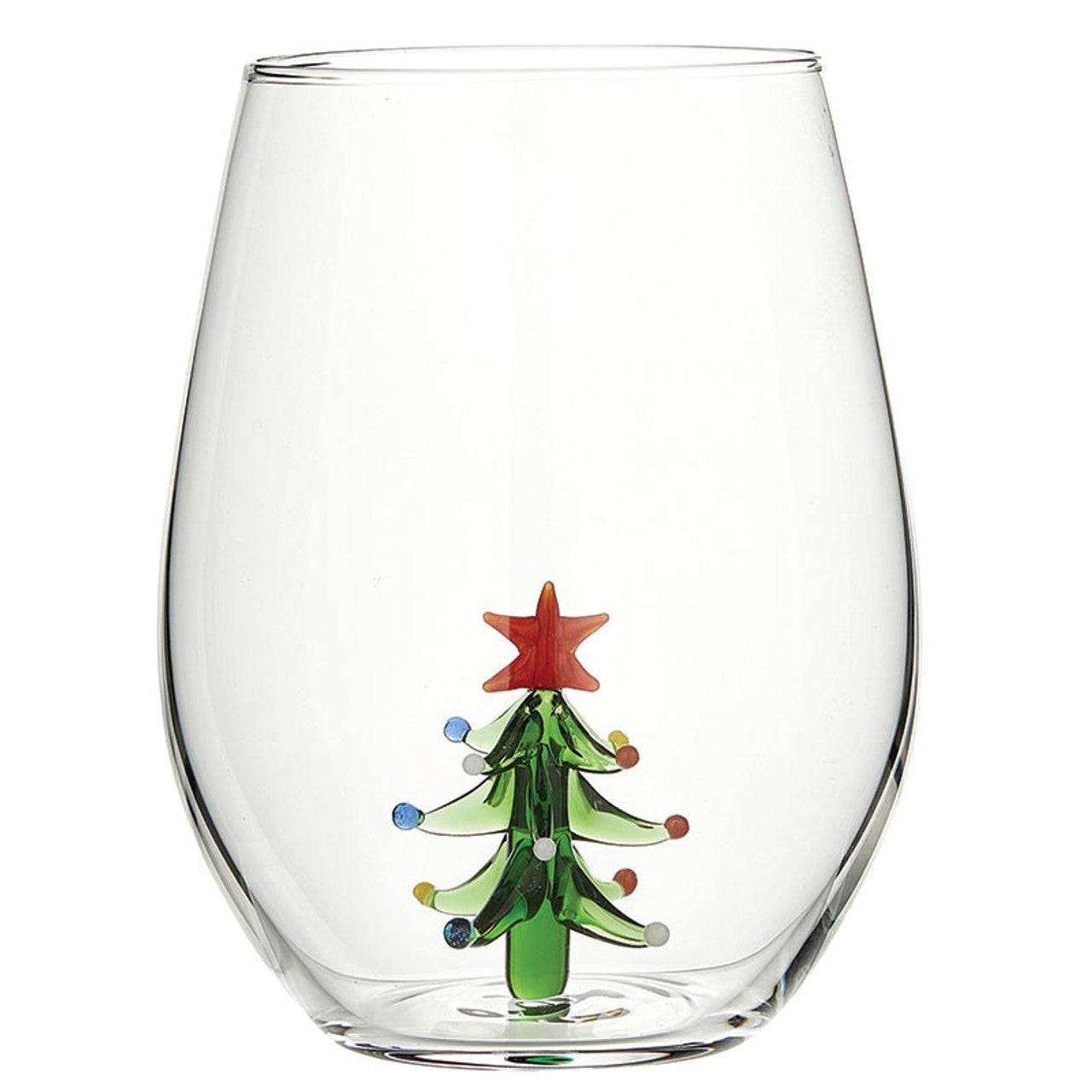 Christmas Figurine Glass