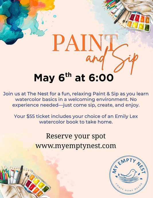 Paint and Sip May