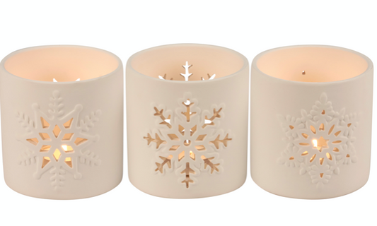 Snowflake Candle Holder