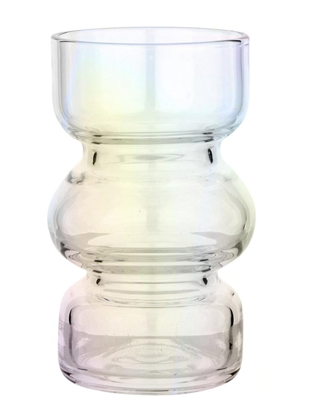 Clear Bubble Vase (4")