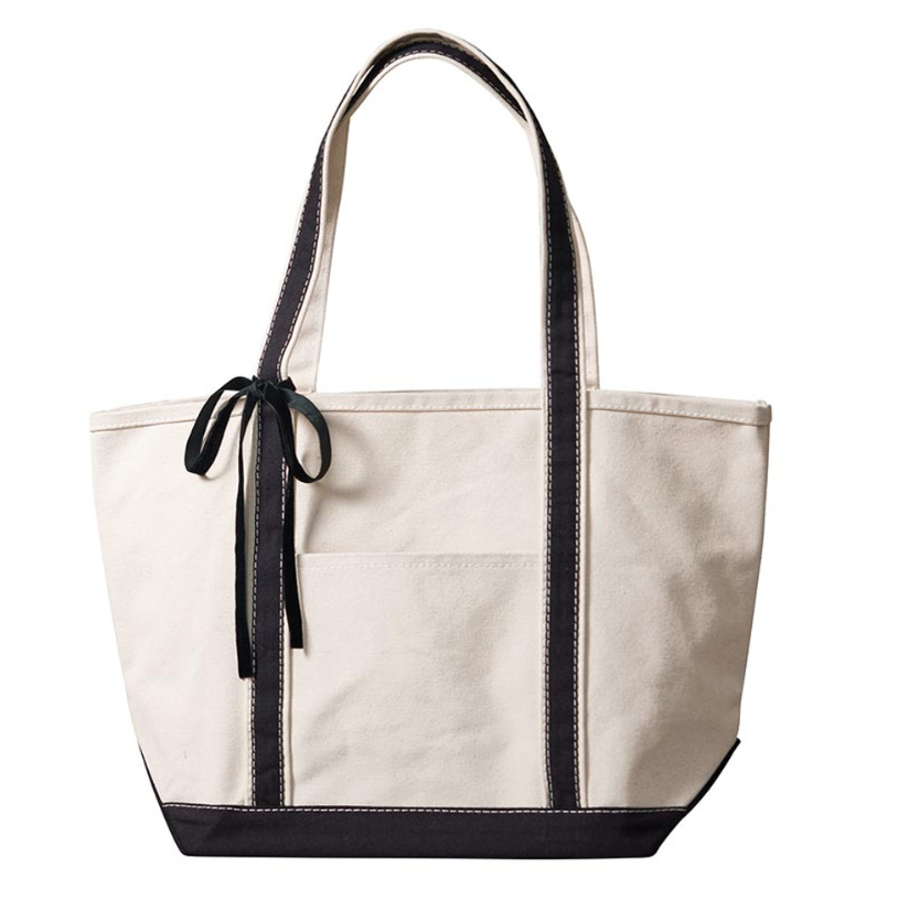 Bow Canvas Tote
