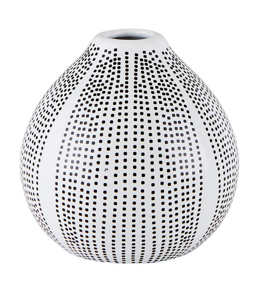 Dotted Bud Vase