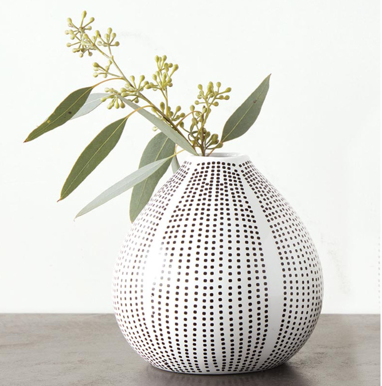 Dotted Bud Vase