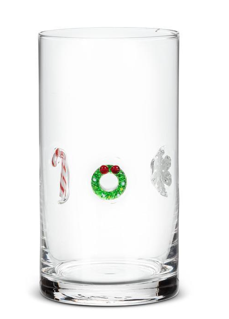 Holiday Icon Highball Glass