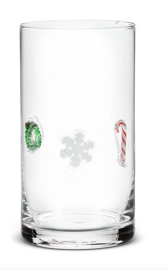 Holiday Icon Highball Glass