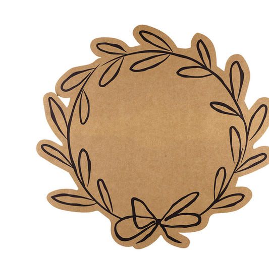 Wreath Paper Placemats