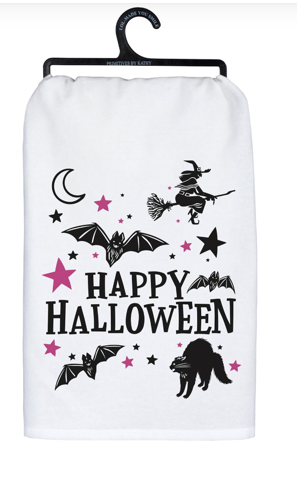 Happy Halloween Tea Towel