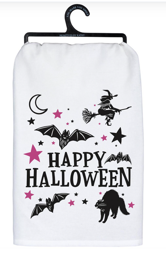 Happy Halloween Tea Towel