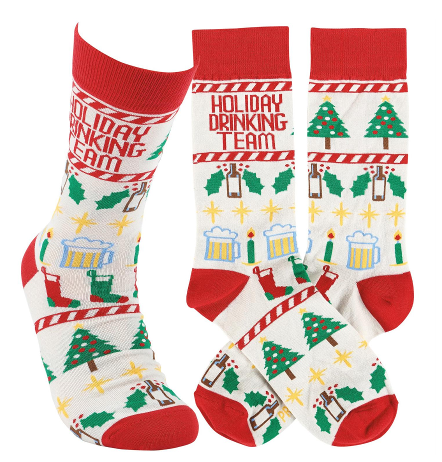 Holiday Drinking Team Socks