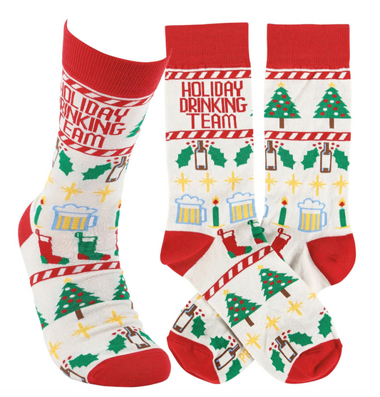 Holiday Drinking Team Socks