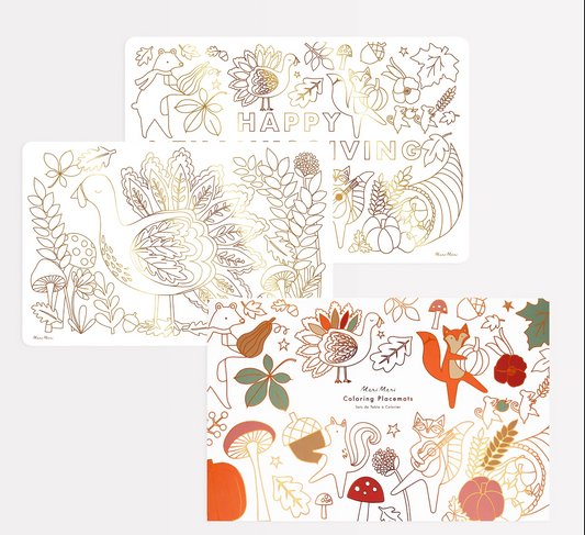 Thanksgiving Coloring Placemats