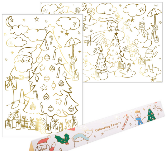 Christmas Coloring Posters