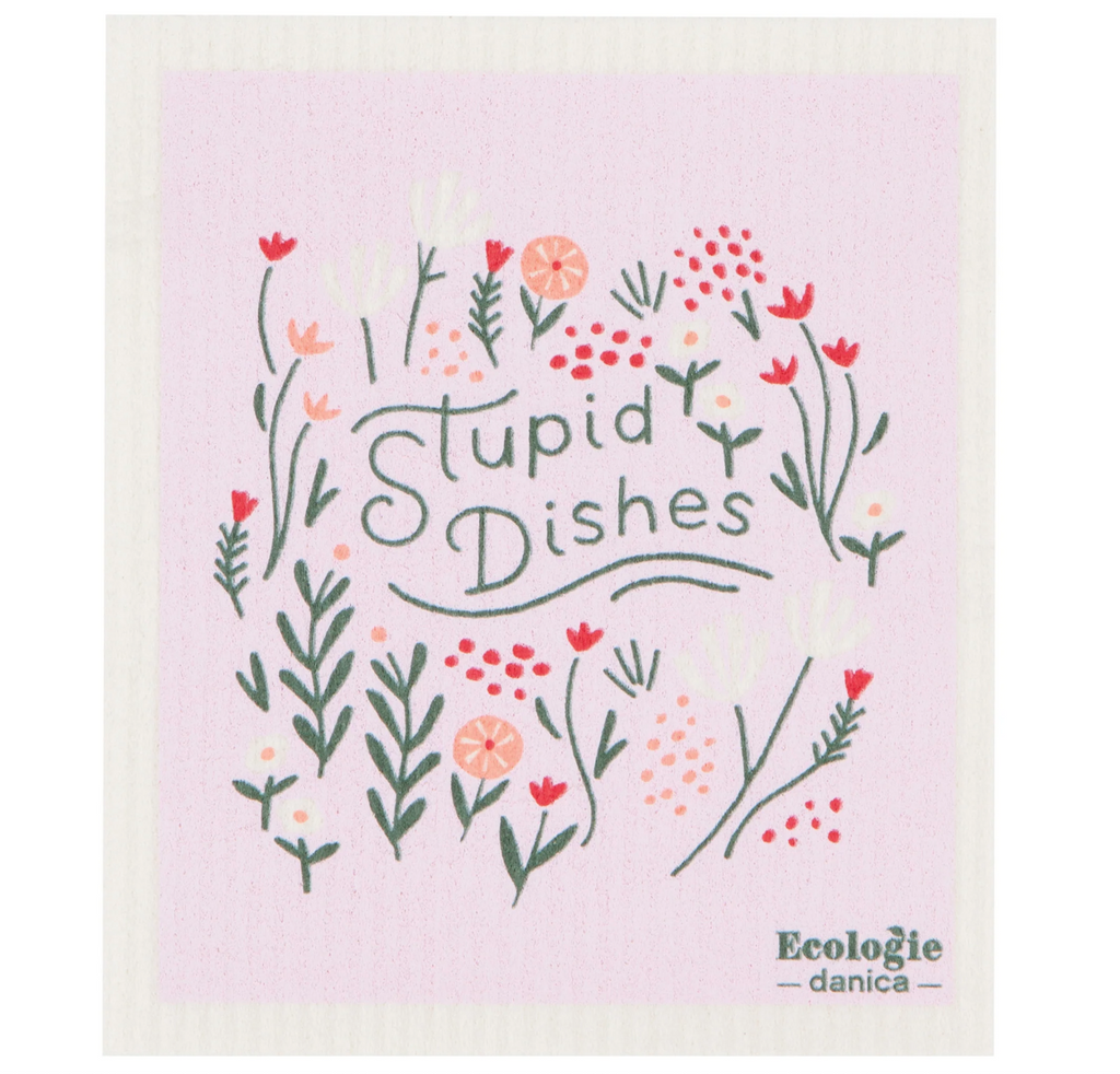 Stupid Dishes Swedish Dishcloth