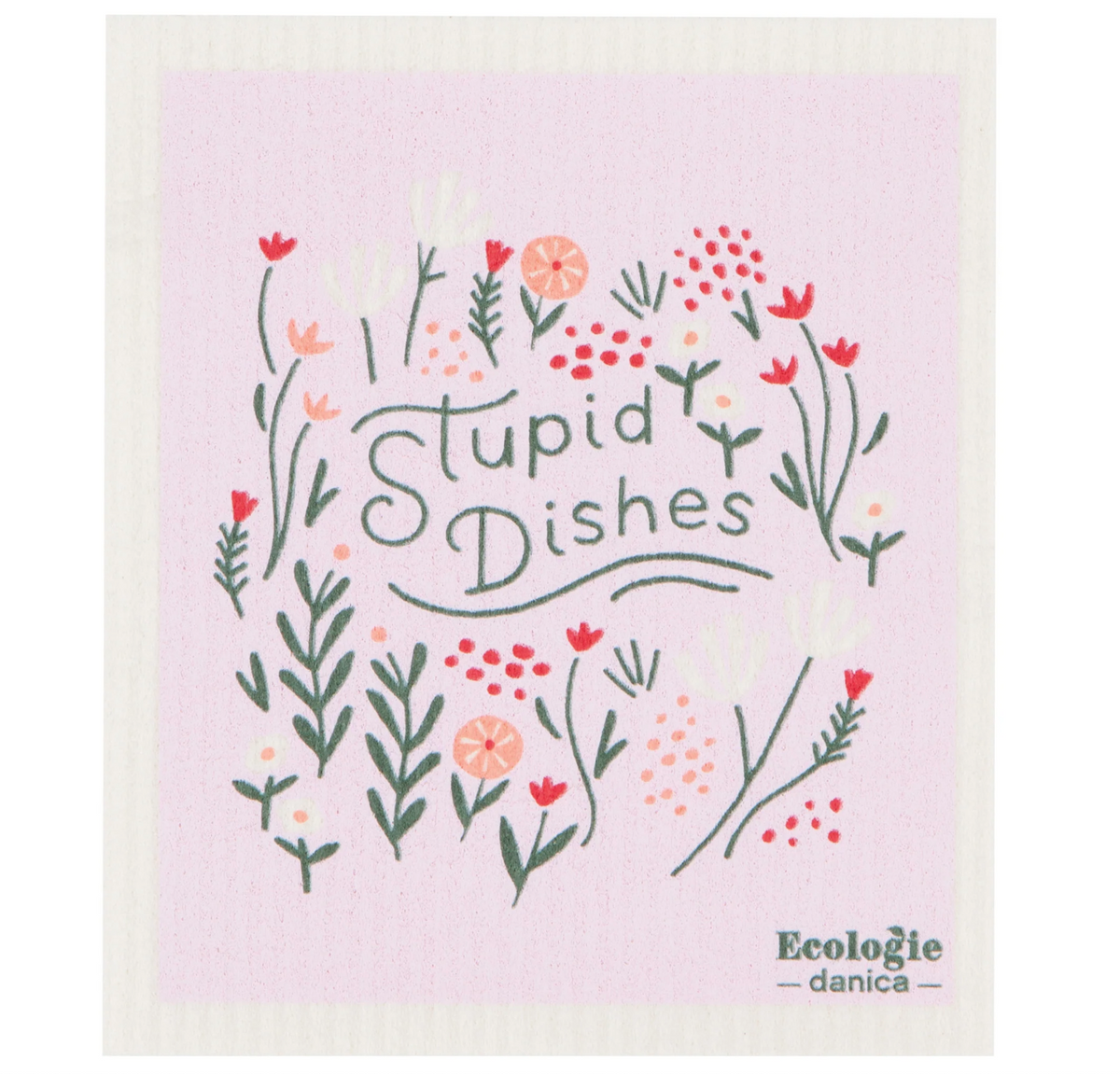 Stupid Dishes Swedish Dishcloth