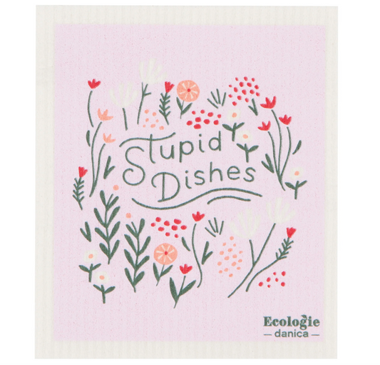 Stupid Dishes Swedish Dishcloth
