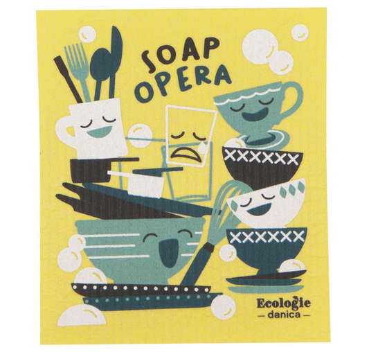 Soap Opera Swedish Dishcloth