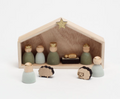 Flocked Nativity