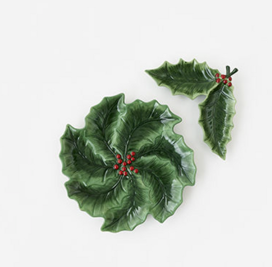 Holly Serving Platter