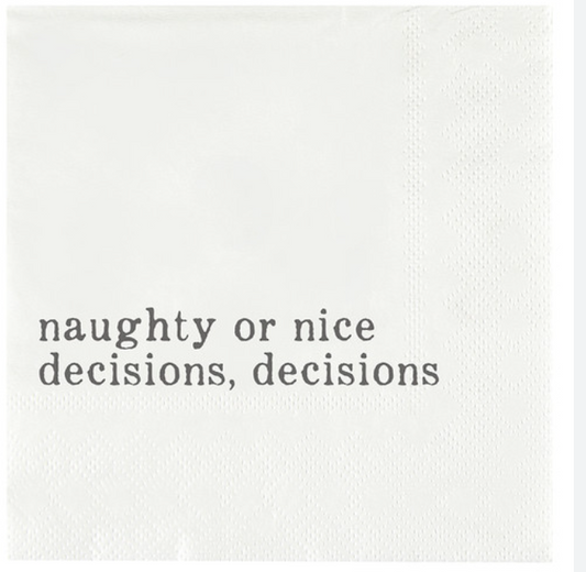 Naughty Nice Napkins