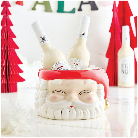 Ceramic Santa Bucket