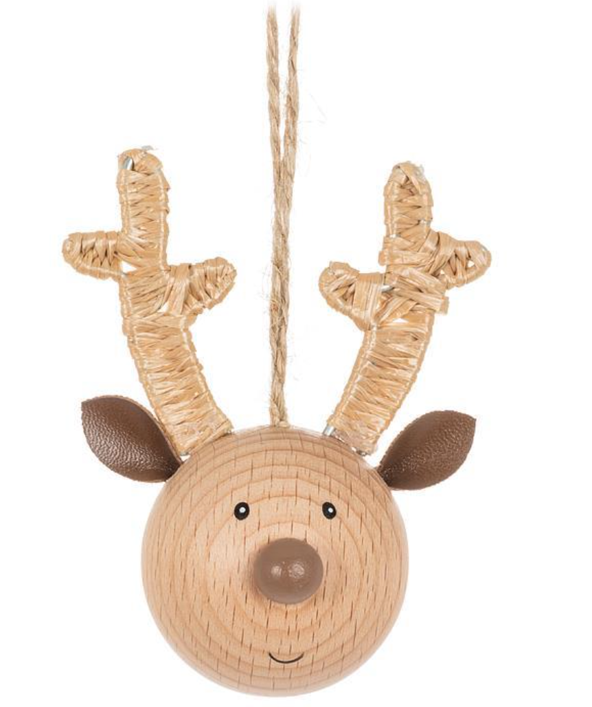 Reindeer Face Ornament