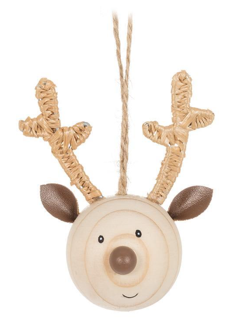 Reindeer Face Ornament