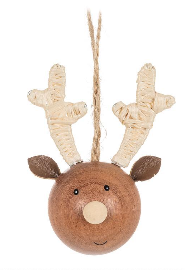 Reindeer Face Ornament