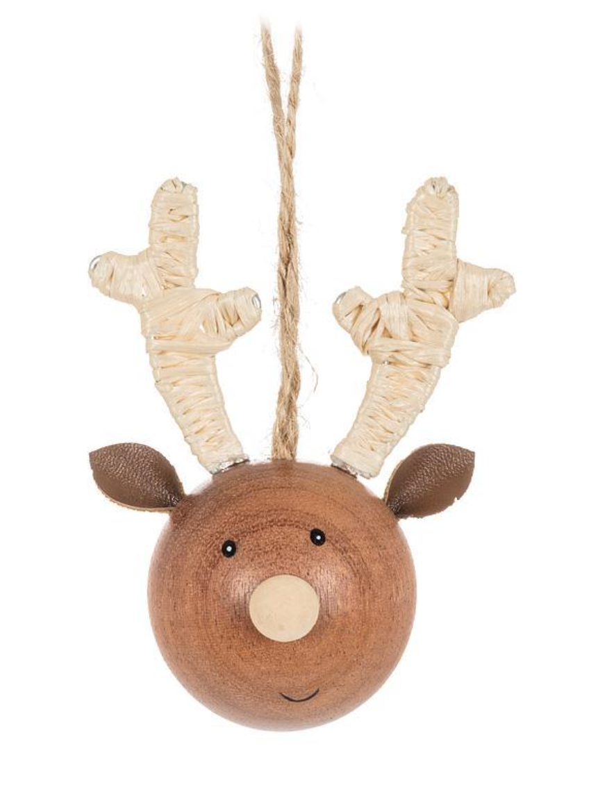 Reindeer Face Ornament