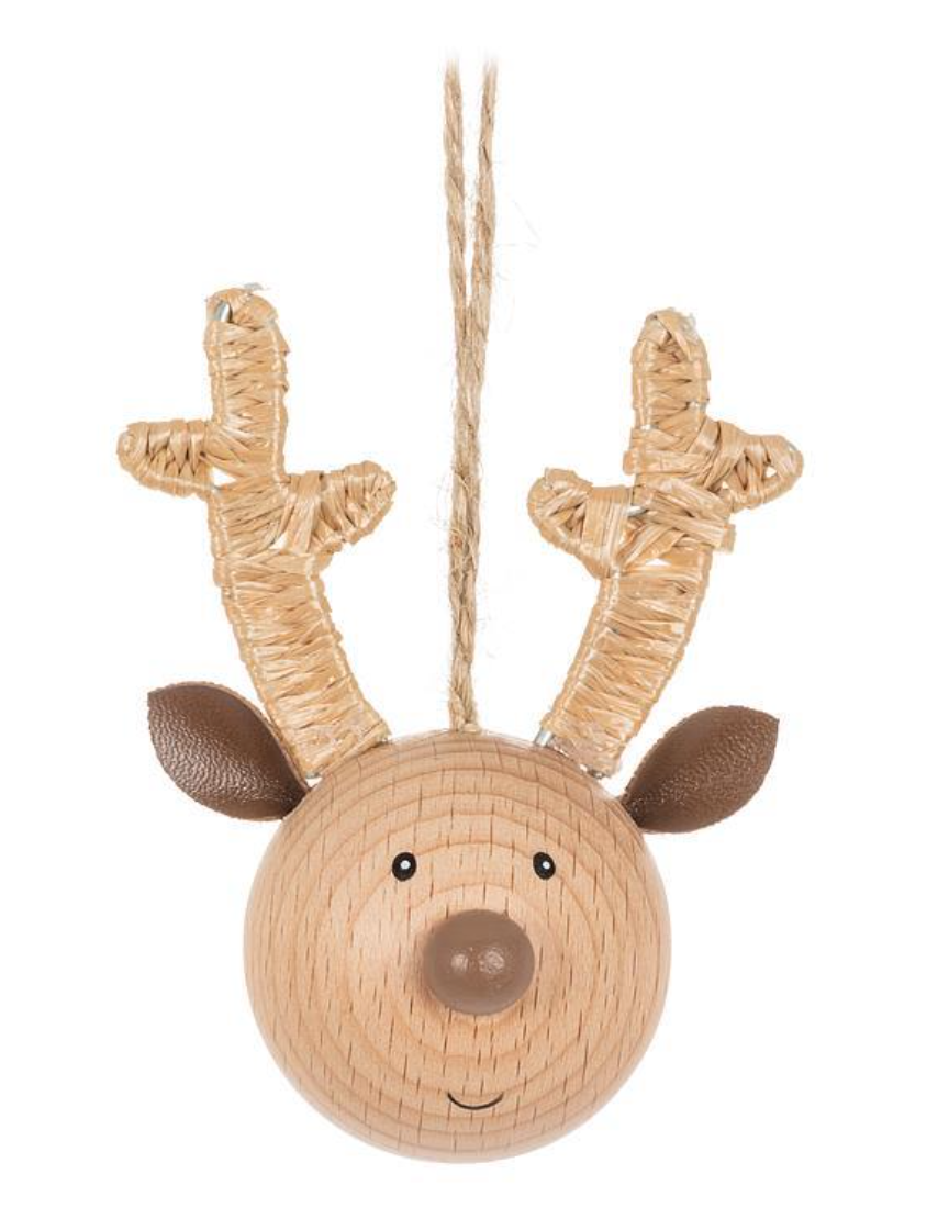 Reindeer Face Ornament