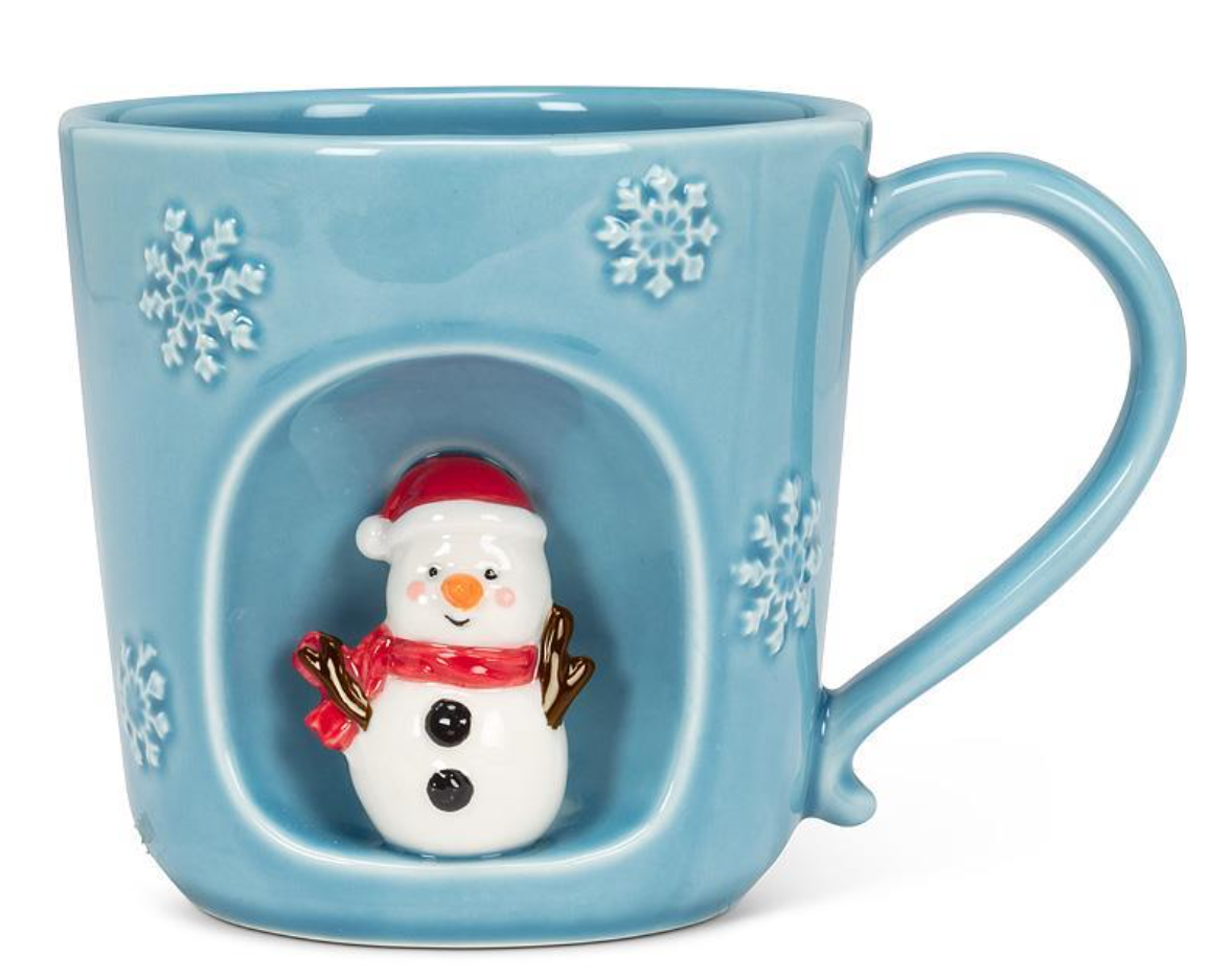 Snowflake Figure Mugs