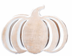 Wooden Pumpkin Small