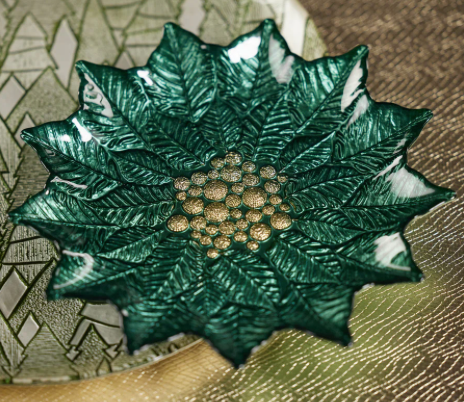 Poinsettia Plate