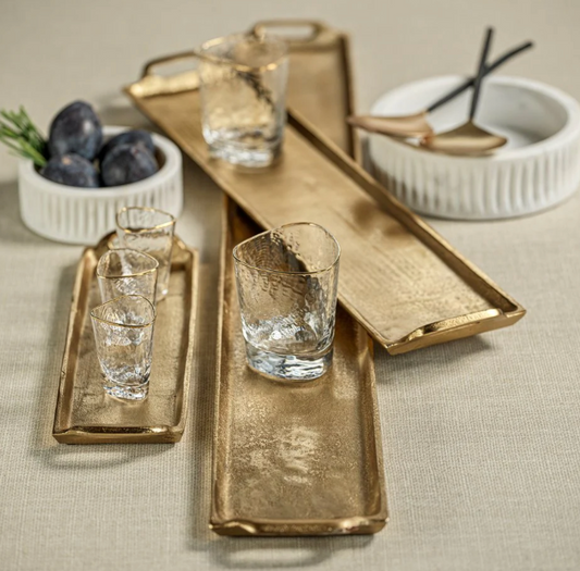 Gold Aluminum Tray